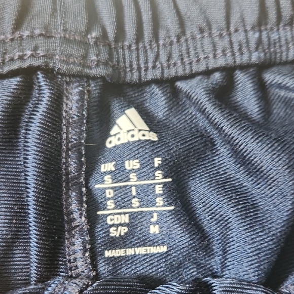 Adidas Kids Gray and Navy Joggers - Picture 3 of 4